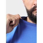Camiseta Masculina Básica Lisa Azul Royal