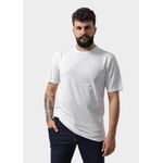 Camiseta Masculina Básica Lisa Branca