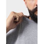Camiseta Masculina Básica Lisa Cinza
