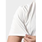 Camiseta Masculina Básica Lisa Off White