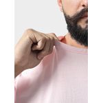 Camiseta Masculina Básica Lisa Rosa