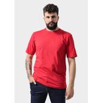 Camiseta Masculina Básica Lisa Vermelha