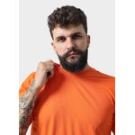 Camiseta Masculina Básica Lisa Laranja