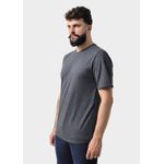 Camiseta Masculina Básica Lisa Chumbo
