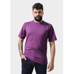 Camiseta Masculina Básica Lisa Roxa