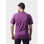 Camiseta Masculina Básica Lisa Roxa