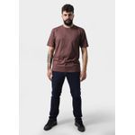 Camiseta Masculina Básica Lisa Marrom