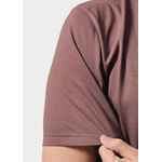 Camiseta Masculina Básica Lisa Marrom