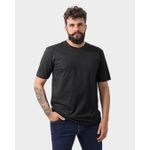 Camiseta Masculina Básica Lisa Preta