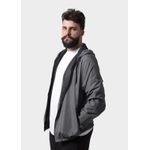 Jaqueta Corta Vento Masculina Impermeável Cinza