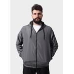 Jaqueta Corta Vento Masculina Impermeável Cinza