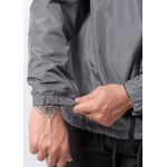Jaqueta Corta Vento Masculina Impermeável Cinza