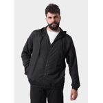 Jaqueta Corta Vento Masculina Com Zíper Preto