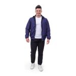 Jaqueta Corta Vento Masculina Impermeável Azul Marinho