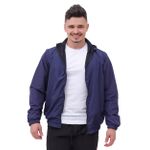 Jaqueta Corta Vento Masculina Impermeável Azul Marinho