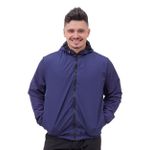Jaqueta Corta Vento Masculina Impermeável Azul Marinho