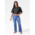 Cropped Feminino Oversized Preto