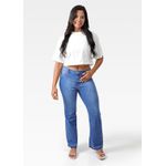 Cropped Feminino Oversized Off White