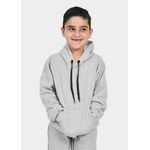 Moletom Canguru Infantil Cinza