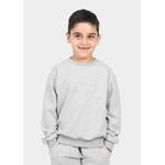 Moletom Infantil Careca Cinza