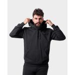 Blusa De Moletom Masculino Canguru Preto