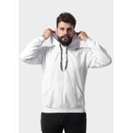 Blusa De Moletom Masculino Canguru Branco