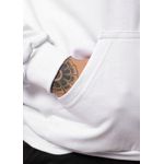 Blusa De Moletom Masculino Canguru Branco