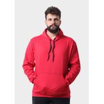 Blusa De Moletom Masculino Canguru Vermelho