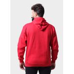 Blusa De Moletom Masculino Canguru Vermelho
