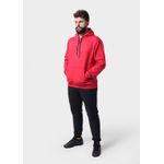 Blusa De Moletom Masculino Canguru Vermelho