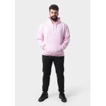 Blusa De Moletom Masculino Canguru Rosa
