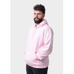 Blusa De Moletom Masculino Canguru Rosa