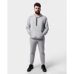 Blusa De Moletom Masculino Canguru Cinza Mescla