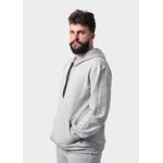 Blusa De Moletom Masculino Canguru Cinza Mescla