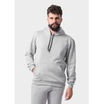 Blusa De Moletom Masculino Canguru Cinza Mescla