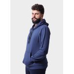 Blusa De Moletom Masculino Canguru Azul