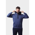 Blusa De Moletom Masculino Canguru Azul