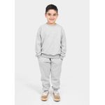 Moletom Infantil Careca Cinza