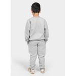 Moletom Infantil Careca Cinza