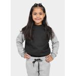 Moletom Infantil Careca Duo Cinza