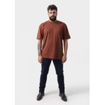 Camiseta Masculina Oversized Marrom