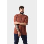 Camiseta Masculina Oversized Marrom