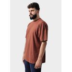 Camiseta Masculina Oversized Marrom