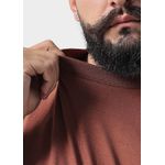 Camiseta Masculina Oversized Marrom