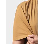 Camiseta Masculina Oversized Mostarda
