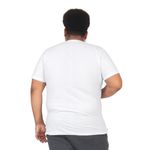 Camiseta Masculina Básica Plus Size Branca