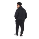 Conjunto Moletom Masculino Com Bolso e Capuz Blusa com Calça Plus Size