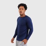 Blusa Térmica Masculina Uv Azul