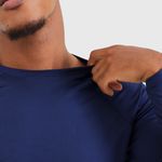 Blusa Térmica Masculina Uv Azul