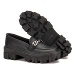 Mocassim Tratorado Preto Tenehi Feminino